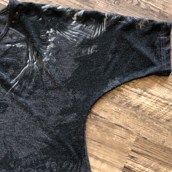 3/$25 - Oxygen grey/black short sleeve tshirt - Picture 4 of 12